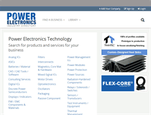 Tablet Screenshot of powerelectronicsdirectory.com